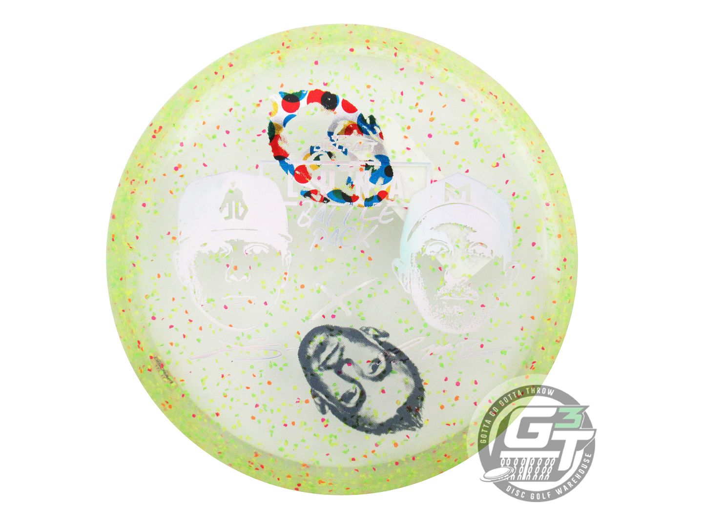 Discraft Misprint Battle Pack Confetti Elite Z Luna Putter Golf Disc (Individually Listed)
