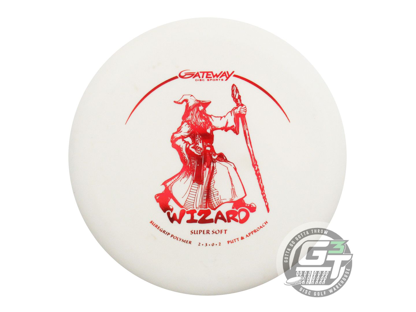 Gateway Sure Grip Super Soft Wizard Putter Golf Disc (Individually Listed)