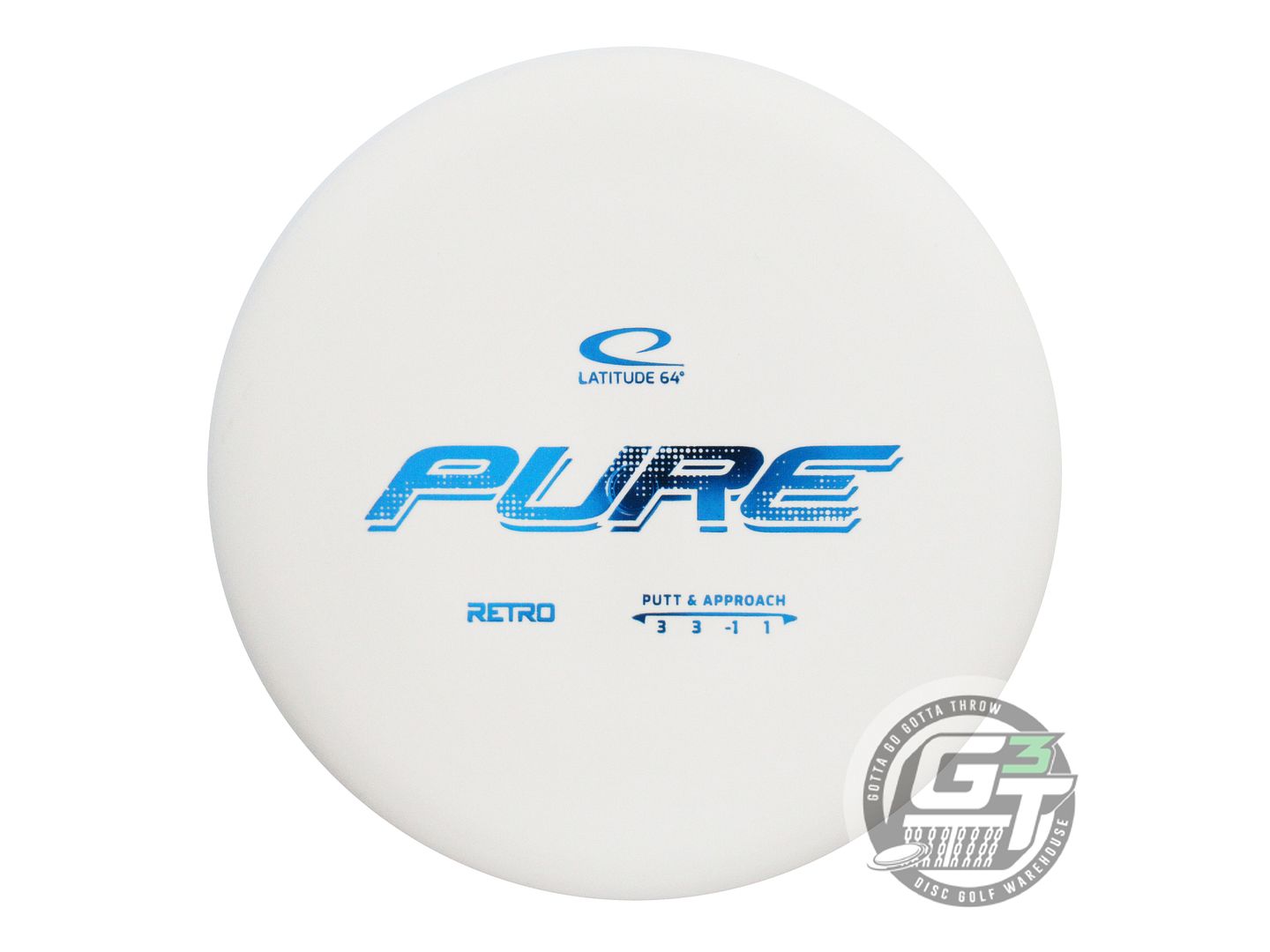 Latitude 64 Retro Line Pure Putter Golf Disc (Individually Listed)