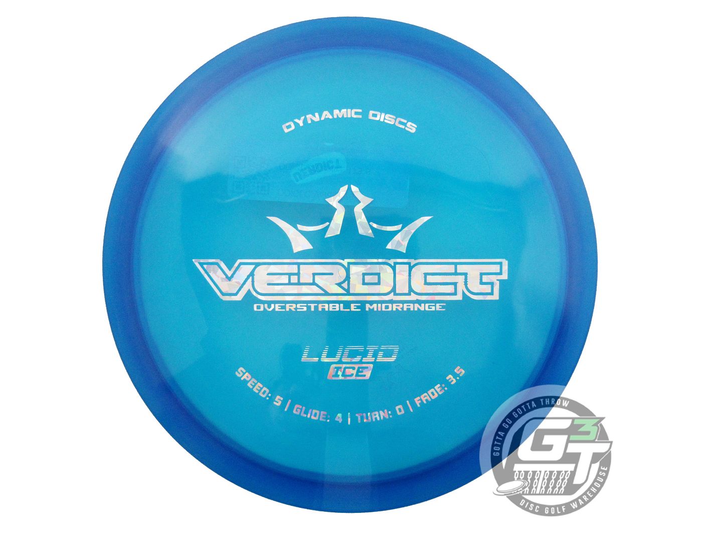 Dynamic Discs Lucid Ice Verdict Midrange Golf Disc (Individually Listed)