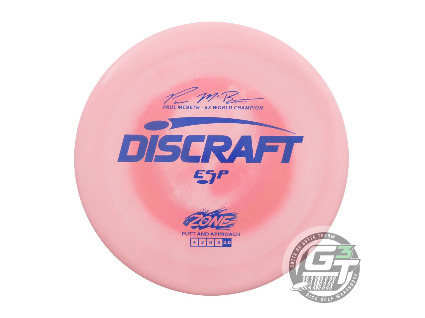 Discraft ESP Zone [Paul McBeth 6X] Putter Golf Disc (Individually Listed)