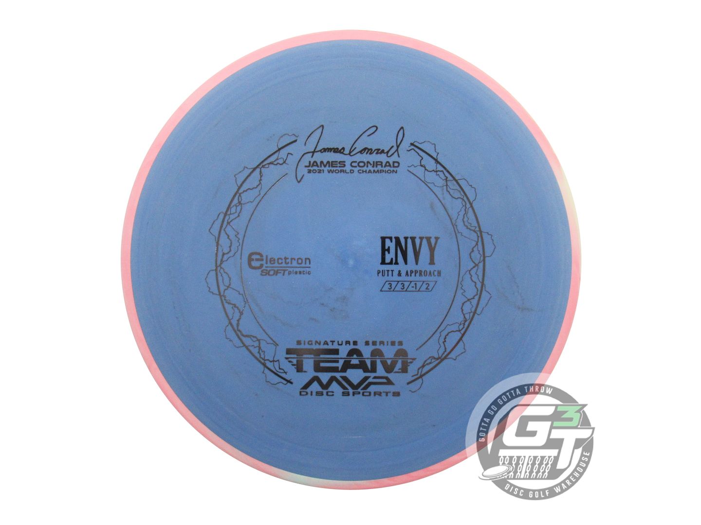 Axiom Electron Soft Envy [James Conrad 1X] Putter Golf Disc (Individually Listed)