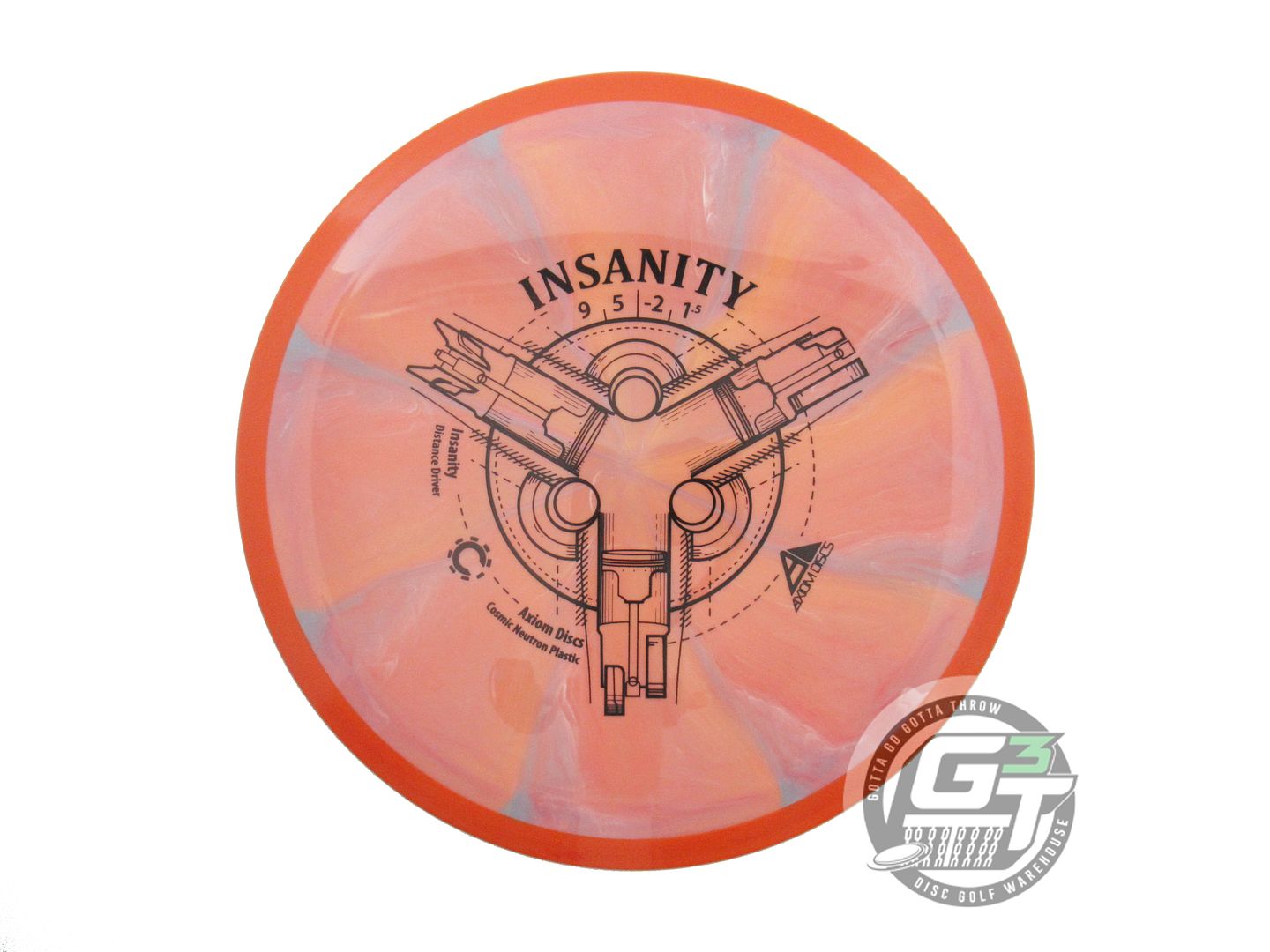 Axiom Cosmic Neutron Insanity Distance Driver Golf Disc (Individually Listed)