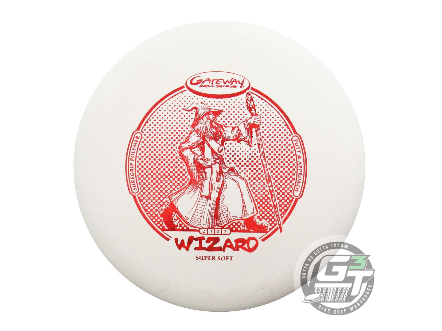 Gateway Sure Grip Super Soft Wizard Putter Golf Disc (Individually Listed)