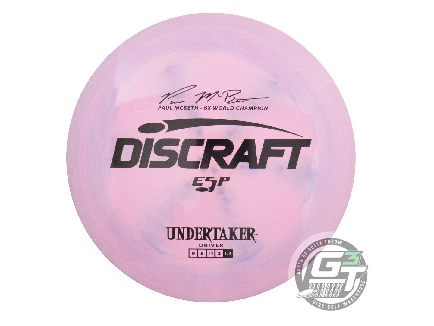 Discraft ESP Undertaker [Paul McBeth 6X] Distance Driver Golf Disc (Individually Listed)