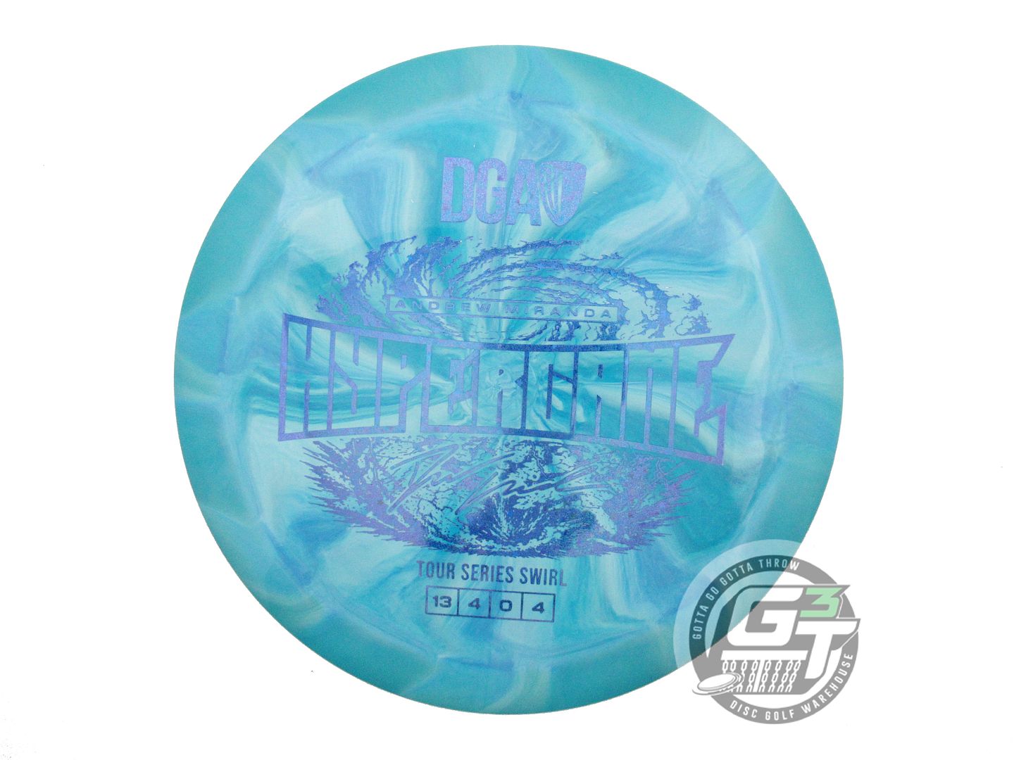 DGA Limited Edition 2026 Tour Series Andrew Miranda Special Blend Hypercane Distance Driver Golf Disc (Individually Listed)