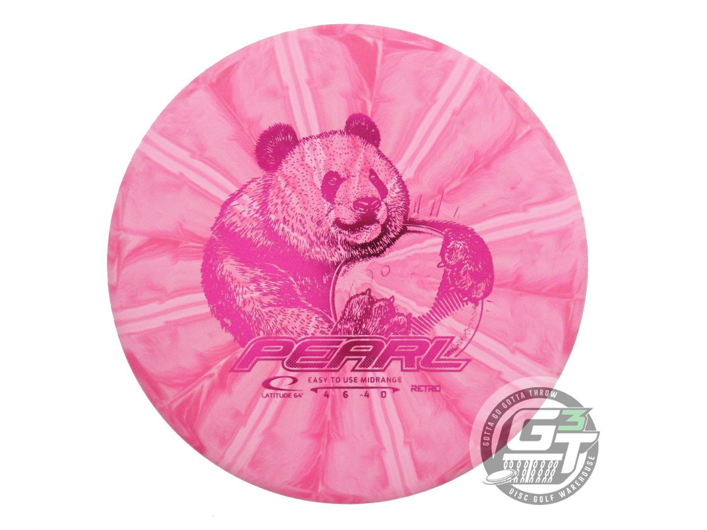 Latitude 64 Retro Burst Pearl Midrange Golf Disc (Individually Listed)