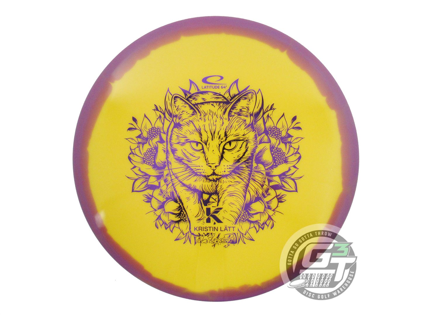 Latitude 64 Limited Edition 2025 Team Series Kristin Latt Gold Orbit Claymore Midrange Golf Disc (Individually Listed)