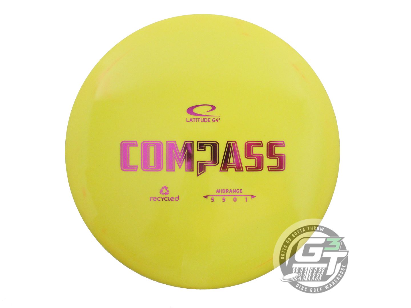 Latitude 64 Recycled Gold Compass Midrange Golf Disc (Individually Listed)