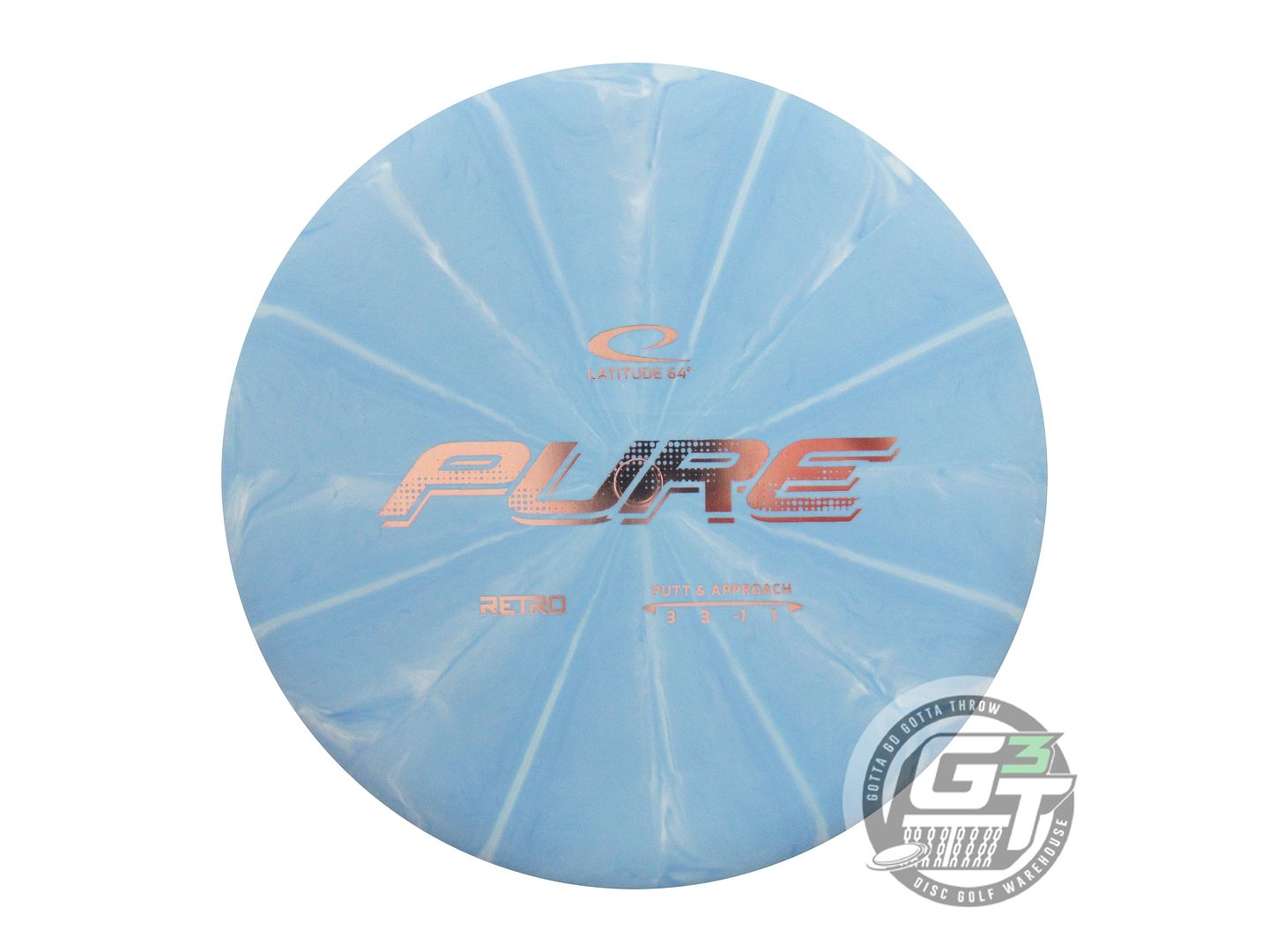 Latitude 64 Retro Burst Pure Putter Golf Disc (Individually Listed)