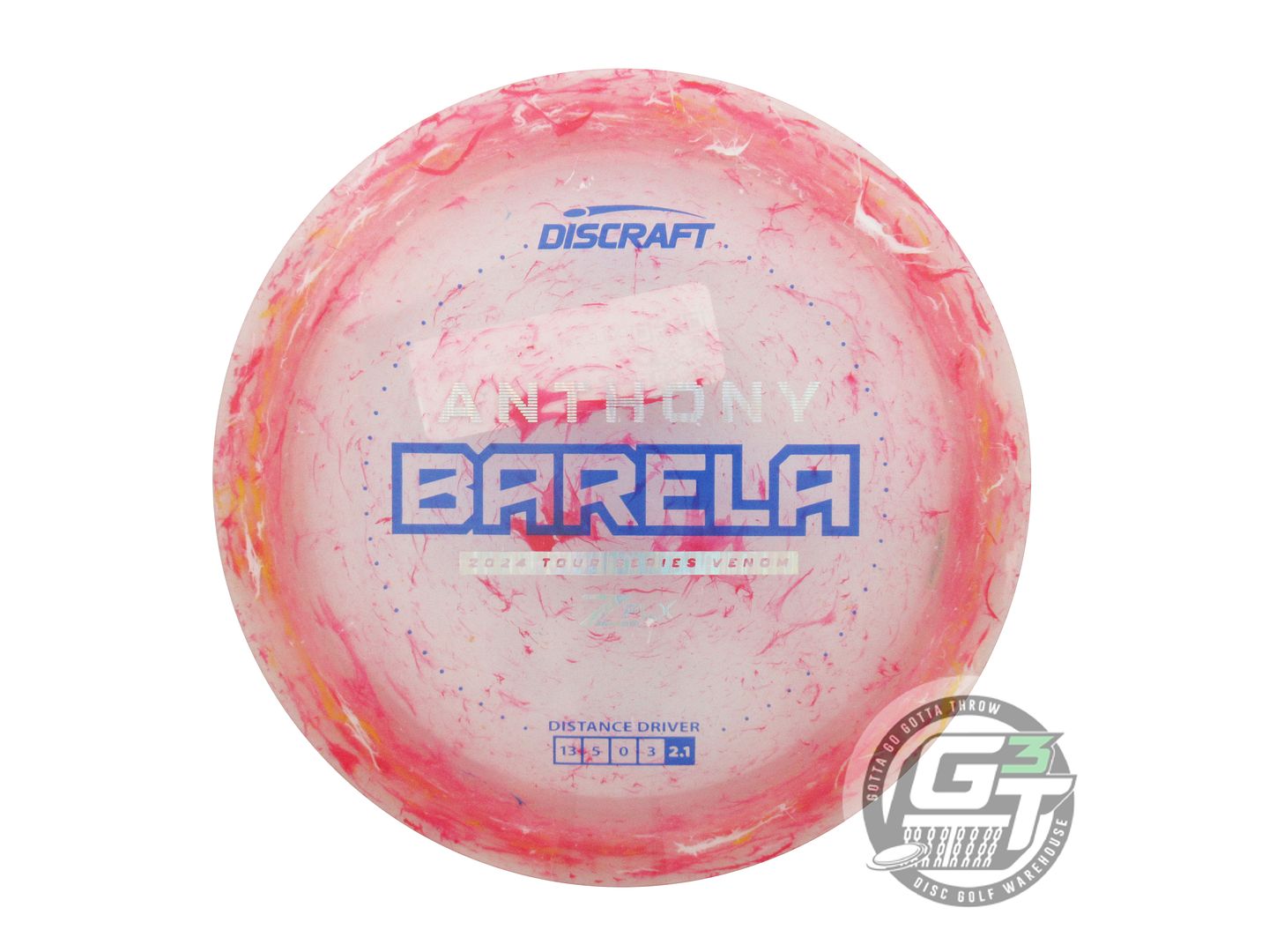 Discraft Limited Edition 2024 Tour Series Anthony Barela Jawbreaker Elite Z FLX Venom Distance Driver Golf Disc (Individually Listed)