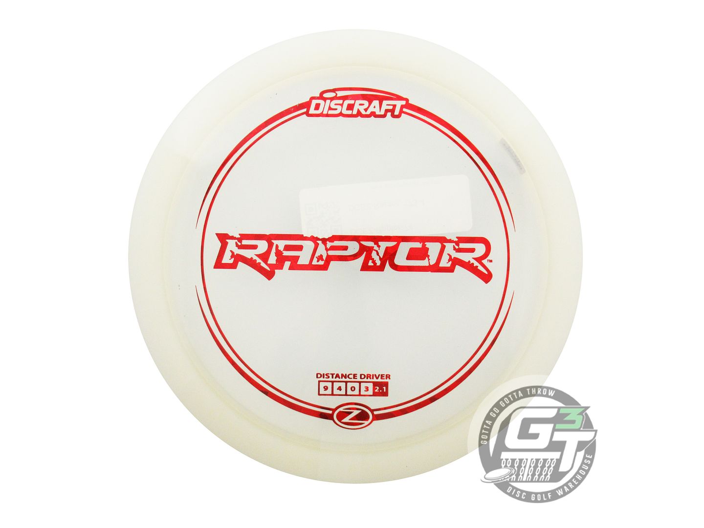 Discraft Elite Z Raptor Distance Driver Golf Disc (Individually Listed)