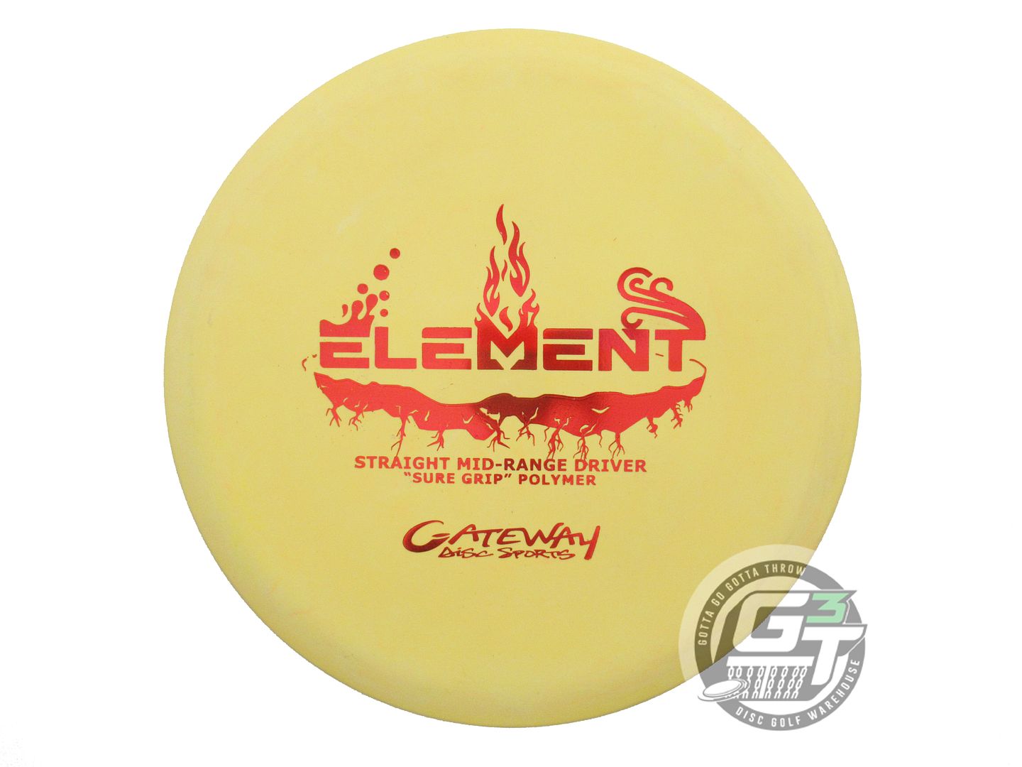Gateway Sure Grip Element Midrange Golf Disc (Individually Listed)