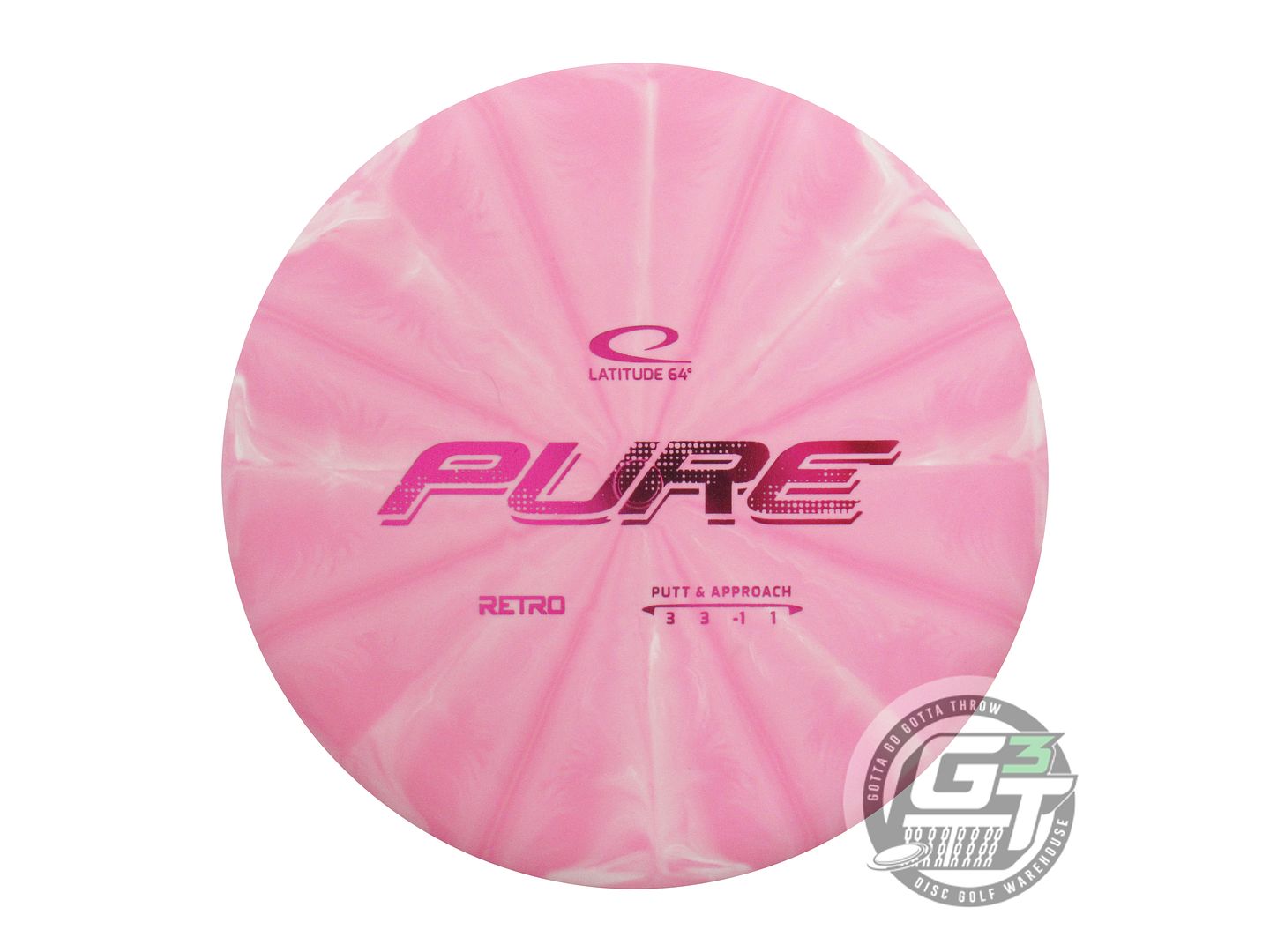 Latitude 64 Retro Burst Pure Putter Golf Disc (Individually Listed)