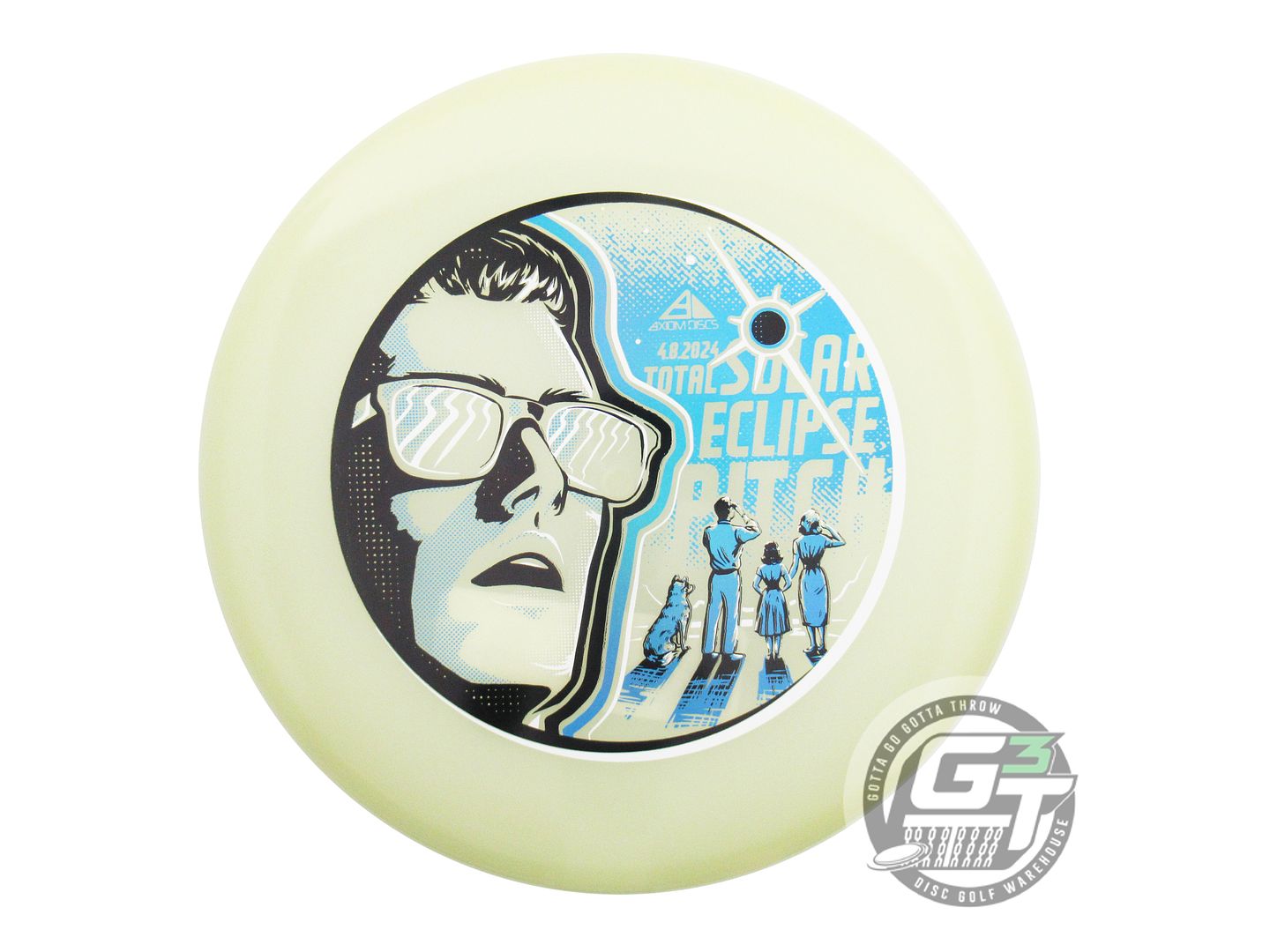 Axiom Commemorative Edition Total Eclipse Glow Proton Glitch Putter Golf Disc (Individually Listed)