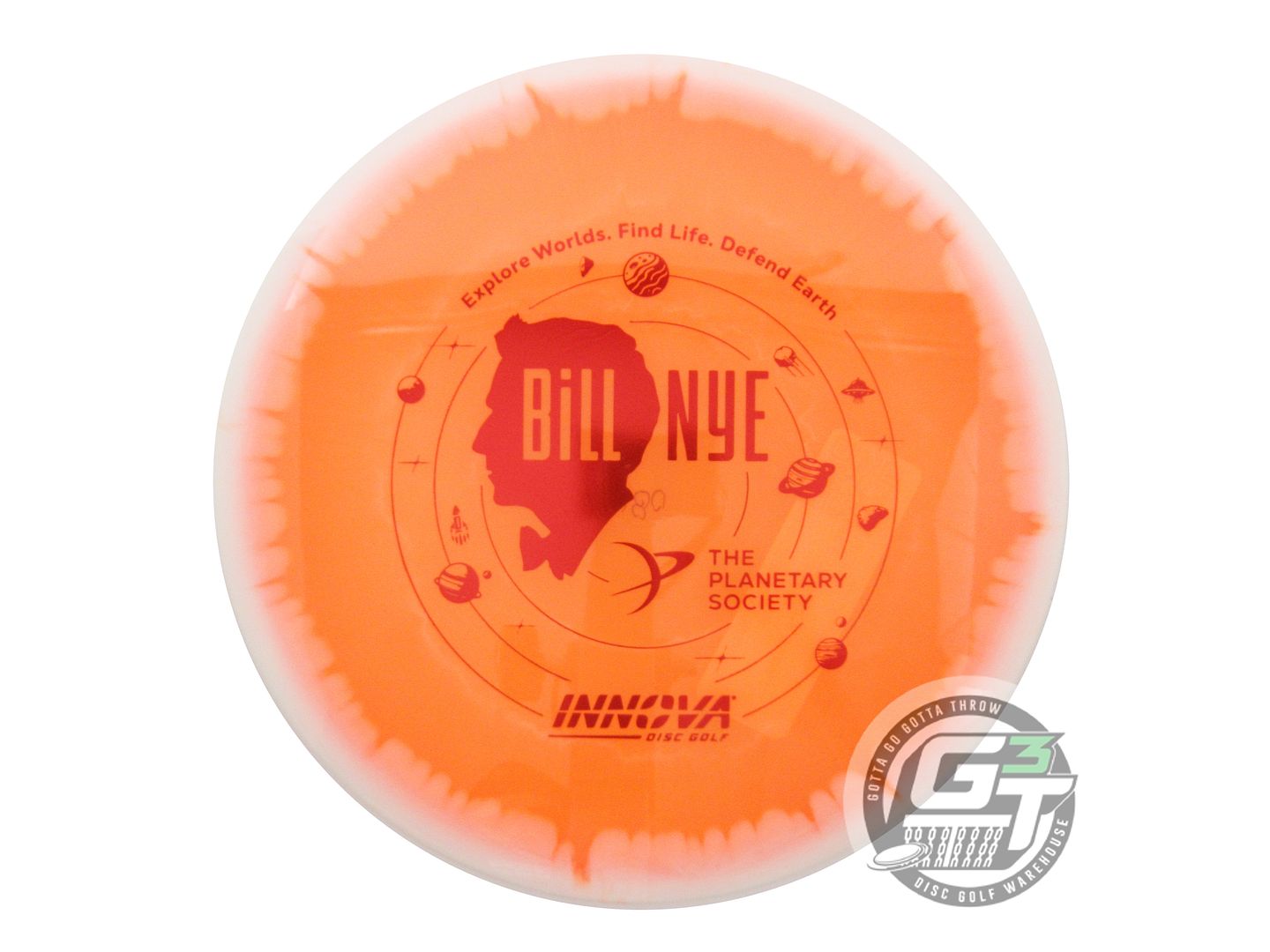 Innova Limited Edition Collab Edition Bill Nye Halo Champion Mako3 Midrange Golf Disc (Individually Listed)