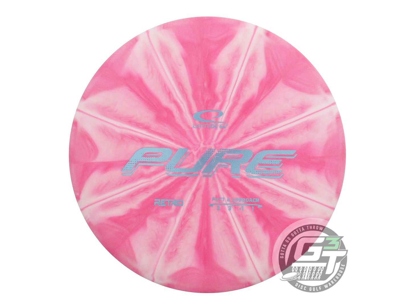 Latitude 64 Retro Burst Pure Putter Golf Disc (Individually Listed)