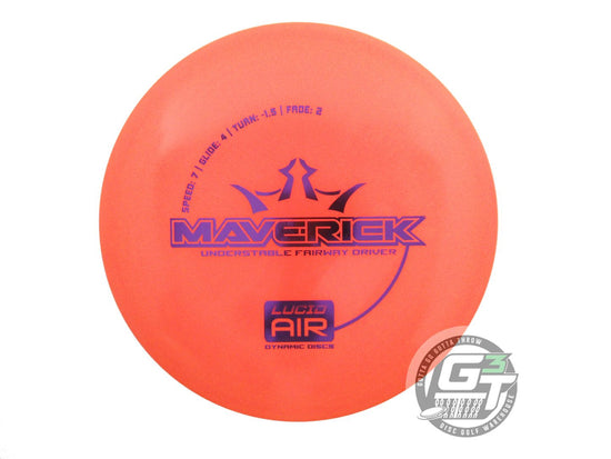Dynamic Discs Lucid AIR Maverick Fairway Driver Golf Disc (Individually Listed)