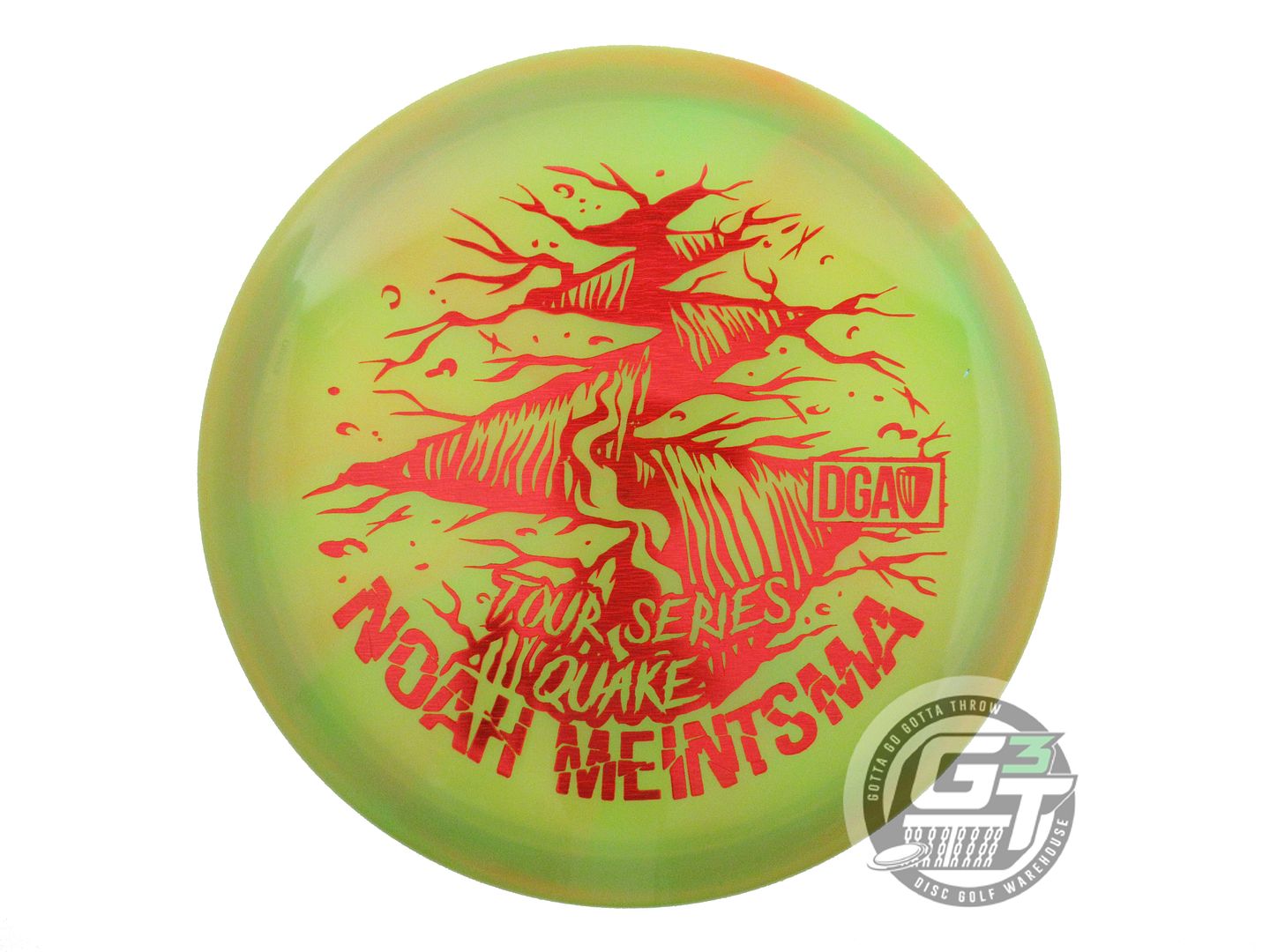 DGA Limited Edition 2023 Tour Series Noah Meintsma Swirl Tour Series Quake Midrange Golf Disc (Individually Listed)