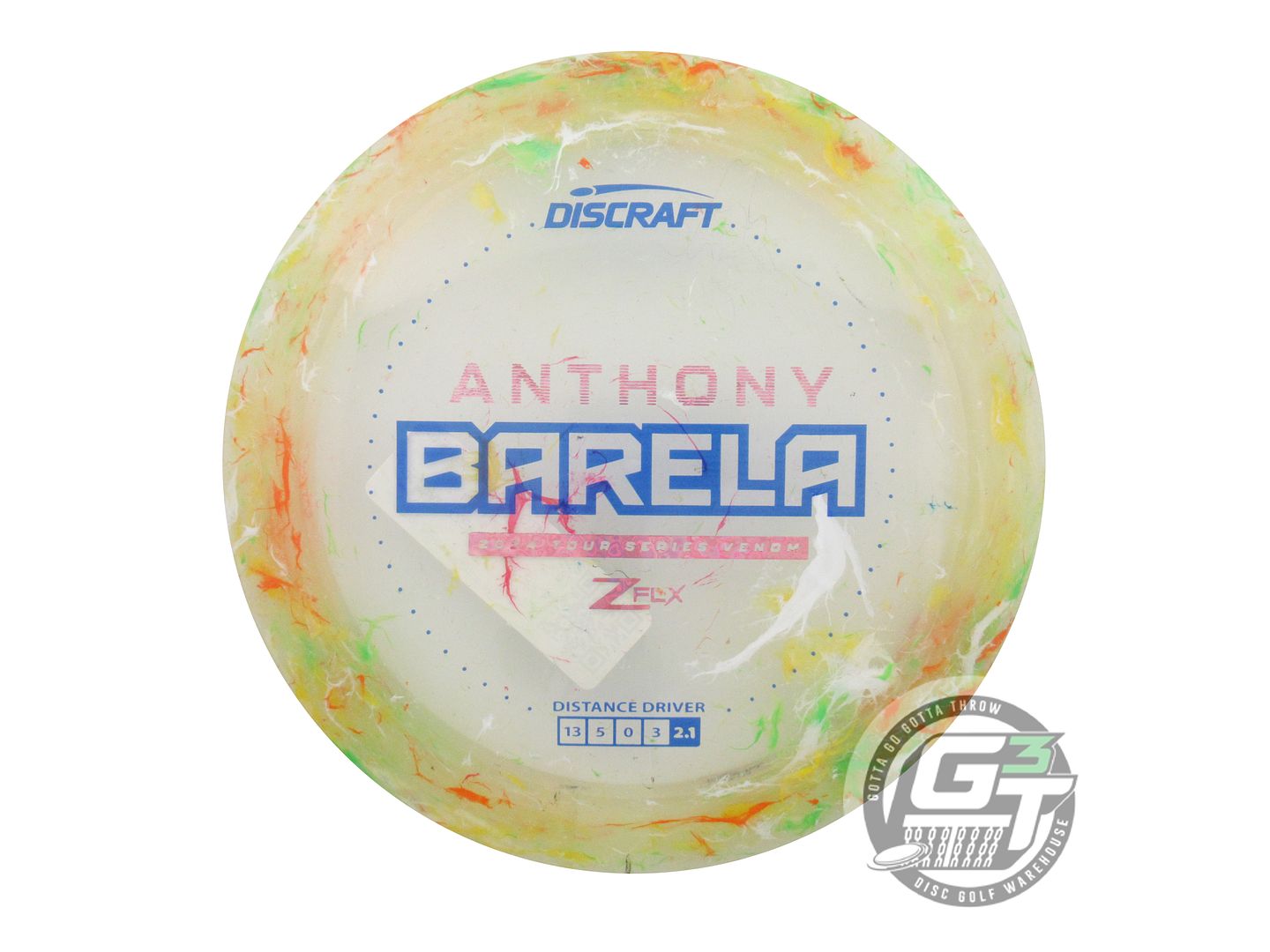 Discraft Limited Edition 2024 Tour Series Anthony Barela Jawbreaker Elite Z FLX Venom Distance Driver Golf Disc (Individually Listed)