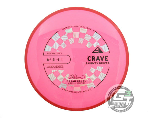 Axiom Neutron Crave [Sarah Hokom 1X] Fairway Driver Golf Disc (Individually Listed)