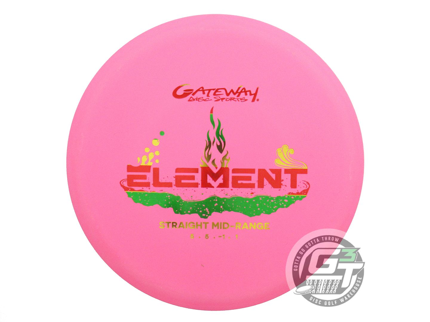 Gateway Sure Grip Element Midrange Golf Disc (Individually Listed)