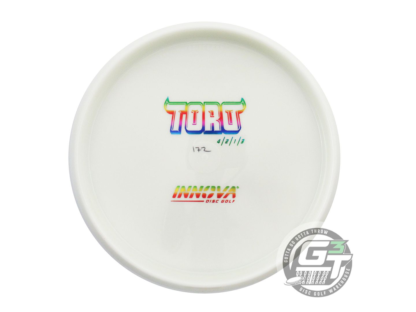 Innova White Bottom Stamp Star Toro Midrange Golf Disc (Individually Listed)