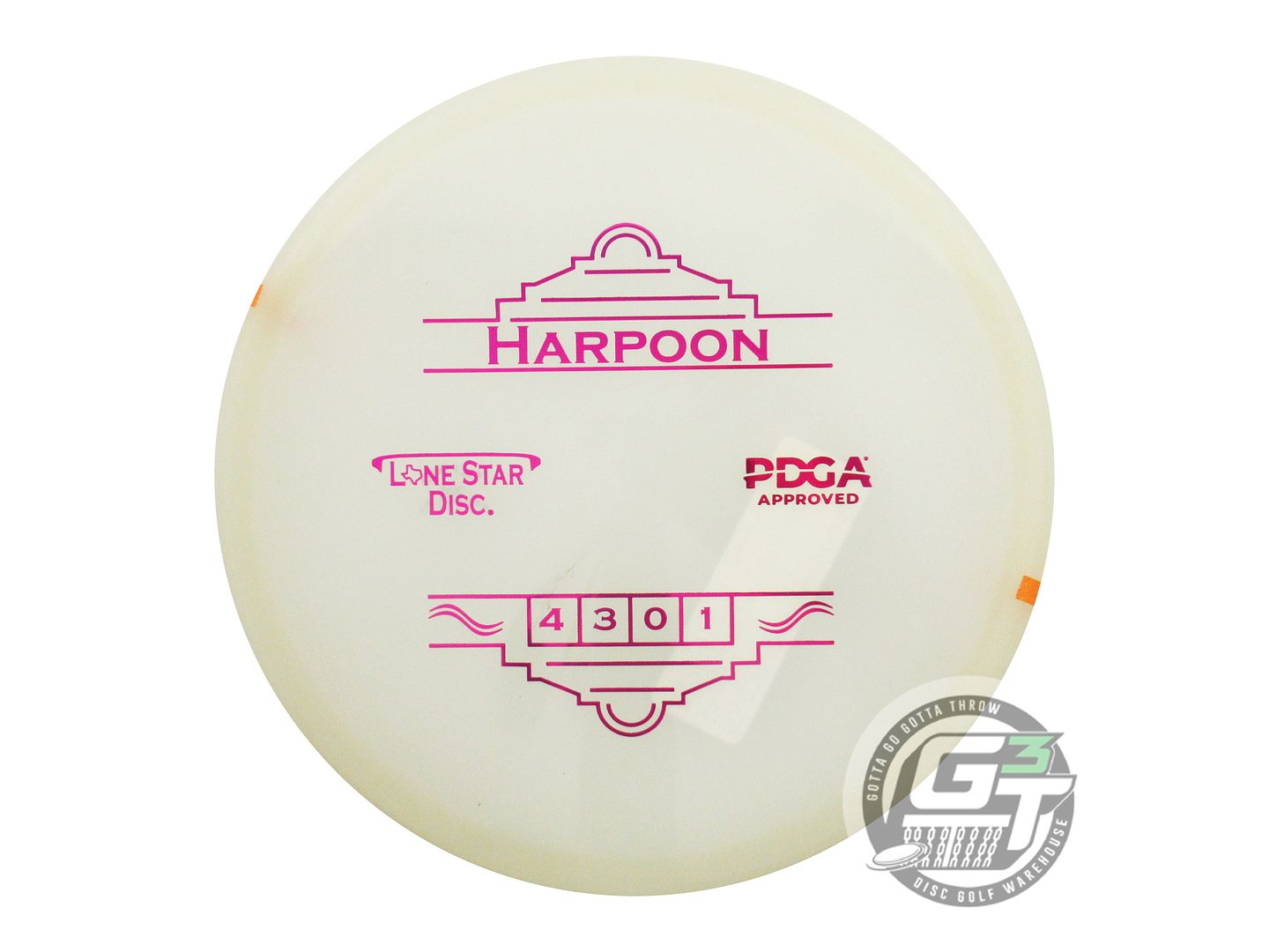 Lone Star Glow Bravo Harpoon Midrange Golf Disc (Individually Listed)