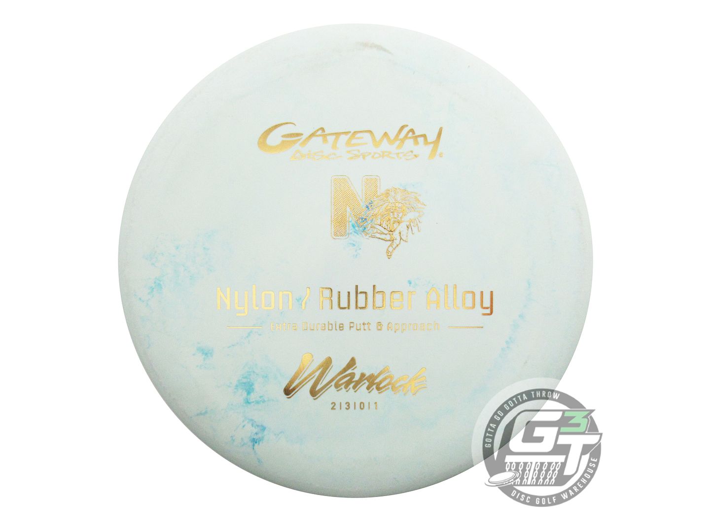 Gateway Nylon Rubber Alloy Warlock Putter Golf Disc (Individually Listed)