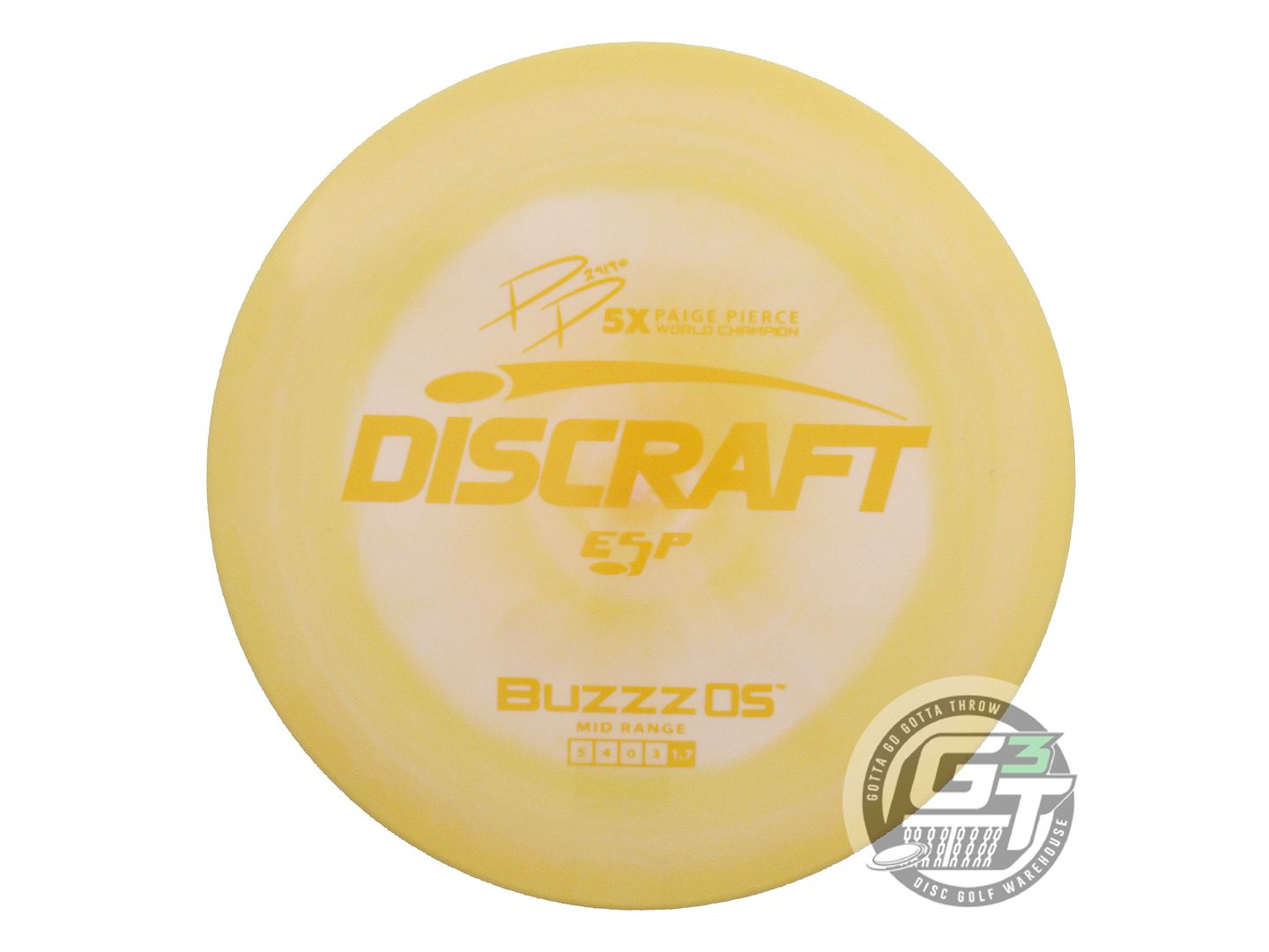 Discraft ESP Buzzz OS [Paige Pierce 5X] Midrange Golf Disc (Individually Listed)