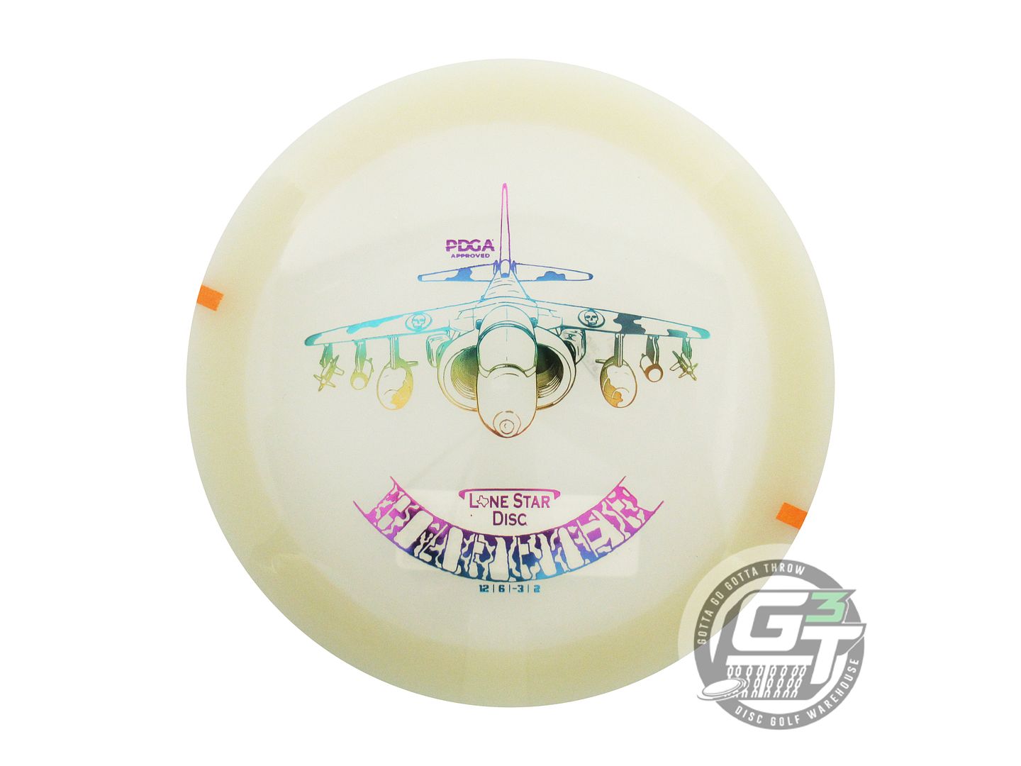 Lone Star Artist Series Glow Bravo Harrier Distance Driver Golf Disc (Individually Listed)
