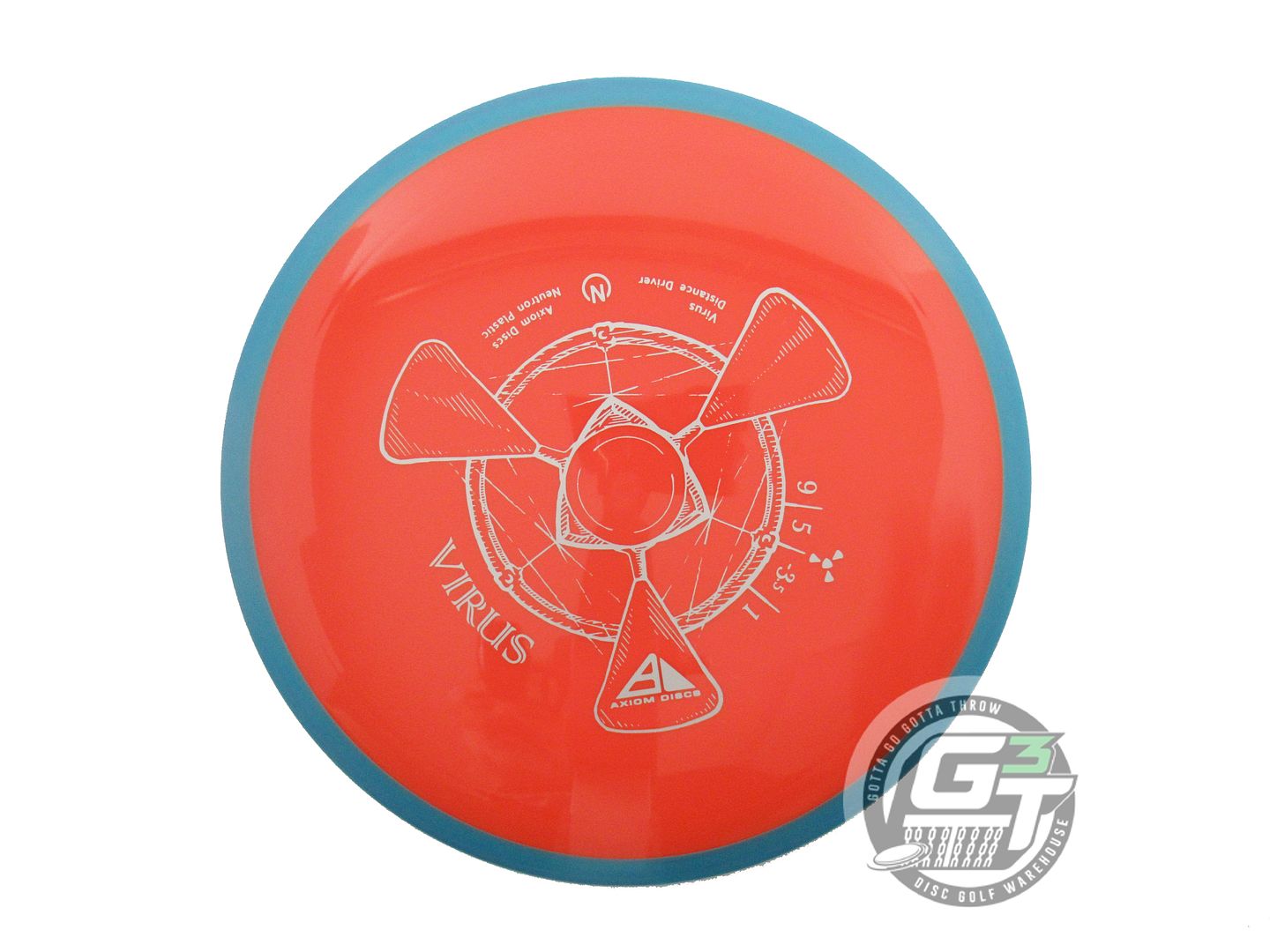 Axiom Neutron Virus Distance Driver Golf Disc (Individually Listed)