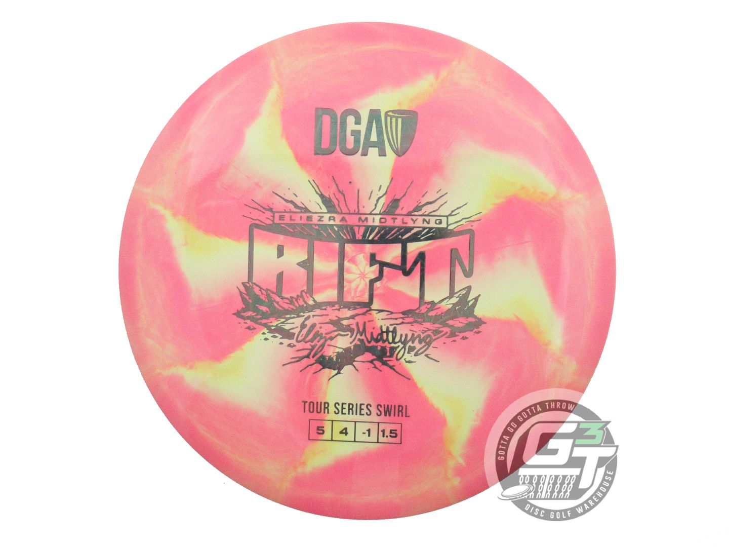 DGA Limited Edition 2026 Tour Series Eliezra Midtlyng Special Blend Rift Midrange Golf Disc (Individually Listed)