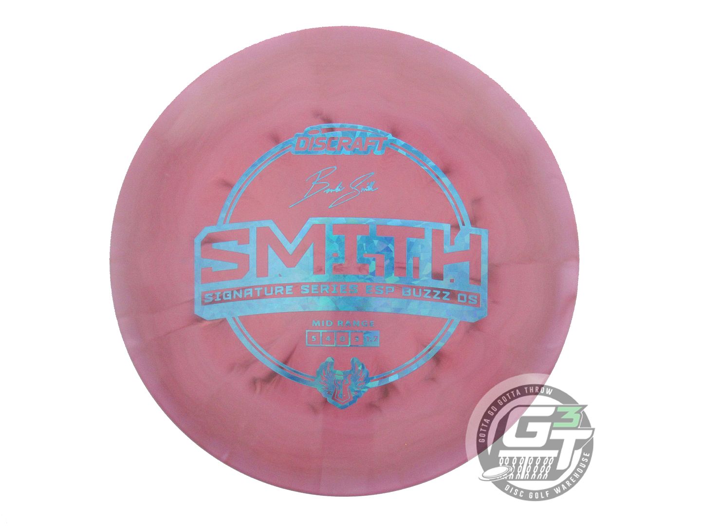Discraft Limited Edition 2023 Signature Series Brodie Smith Swirl ESP Buzzz OS Midrange Golf Disc (Individually Listed)