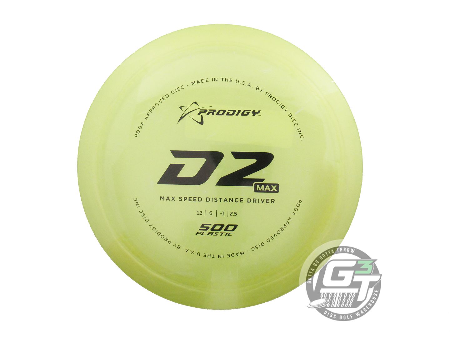 Prodigy 500 Series D2 Max Distance Driver Golf Disc (Individually Listed)