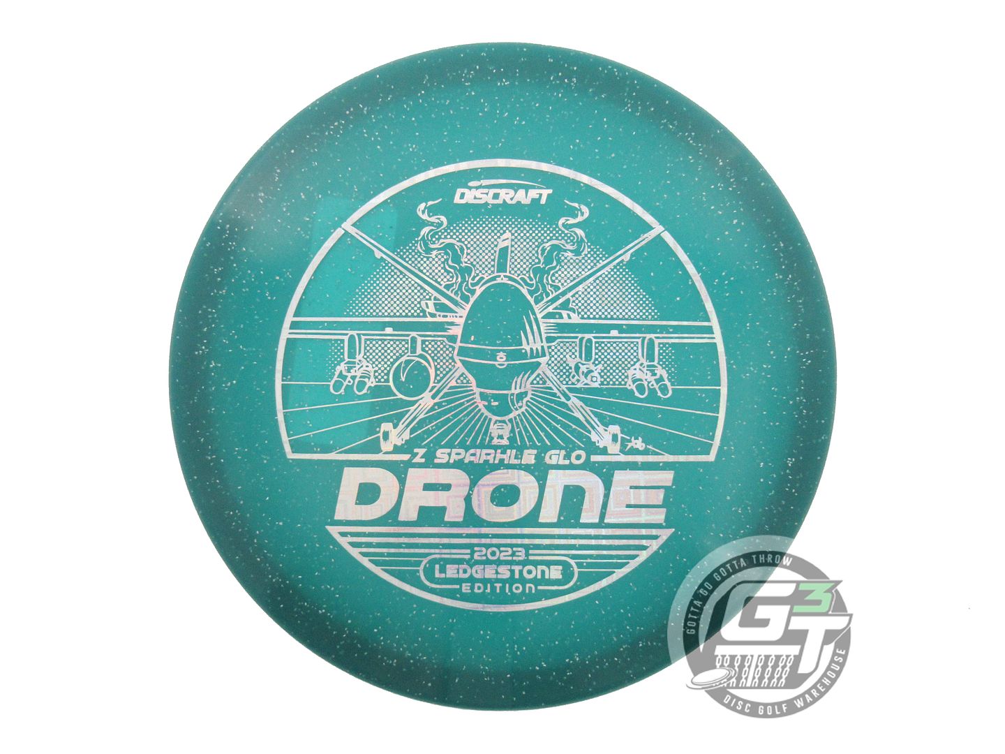 Discraft Limited Edition 2023 Ledgestone Open Tour Series Glo Sparkle Elite Z Drone Midrange Golf Disc (Individually Listed)