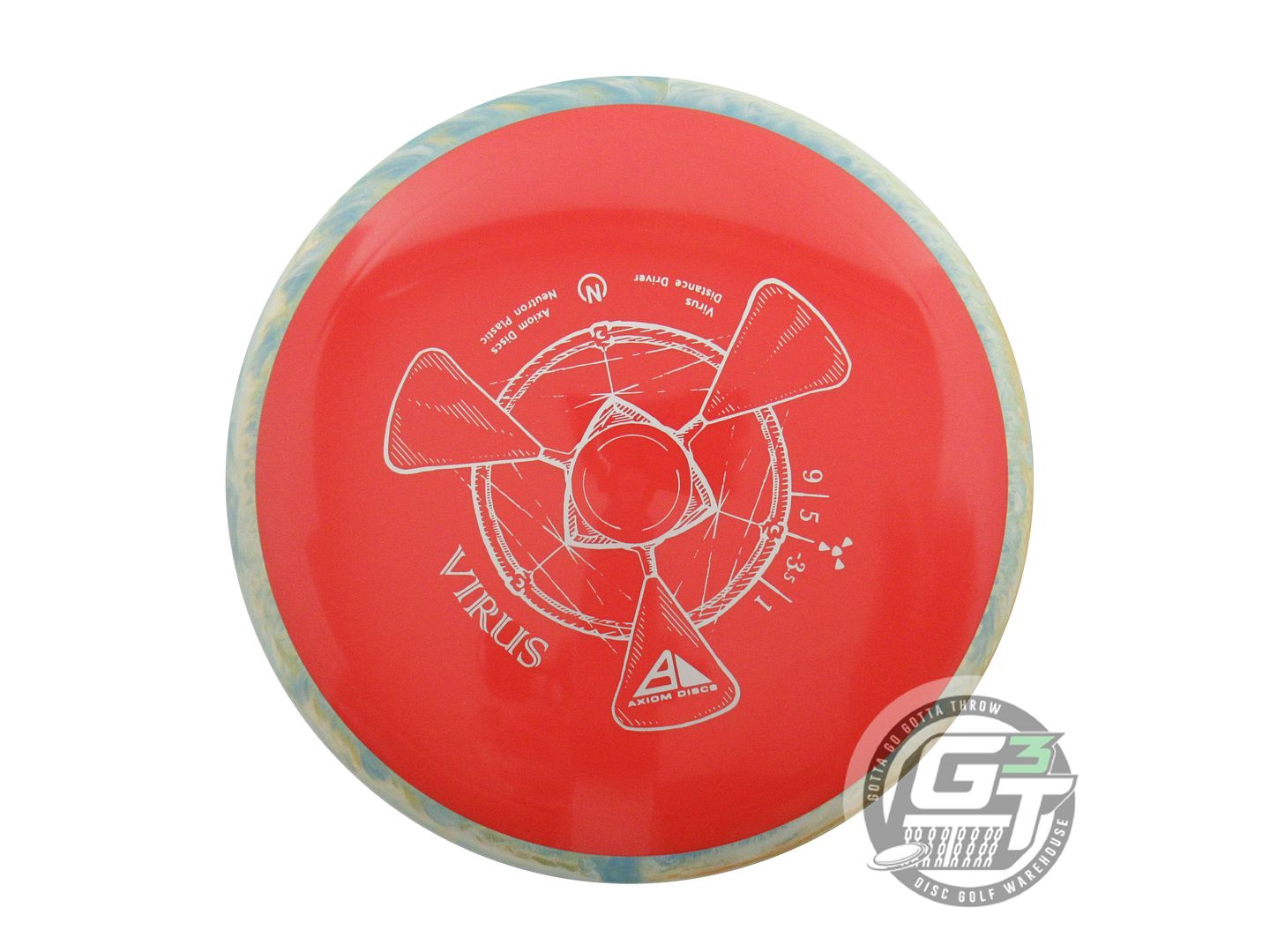 Axiom Neutron Virus Distance Driver Golf Disc (Individually Listed)