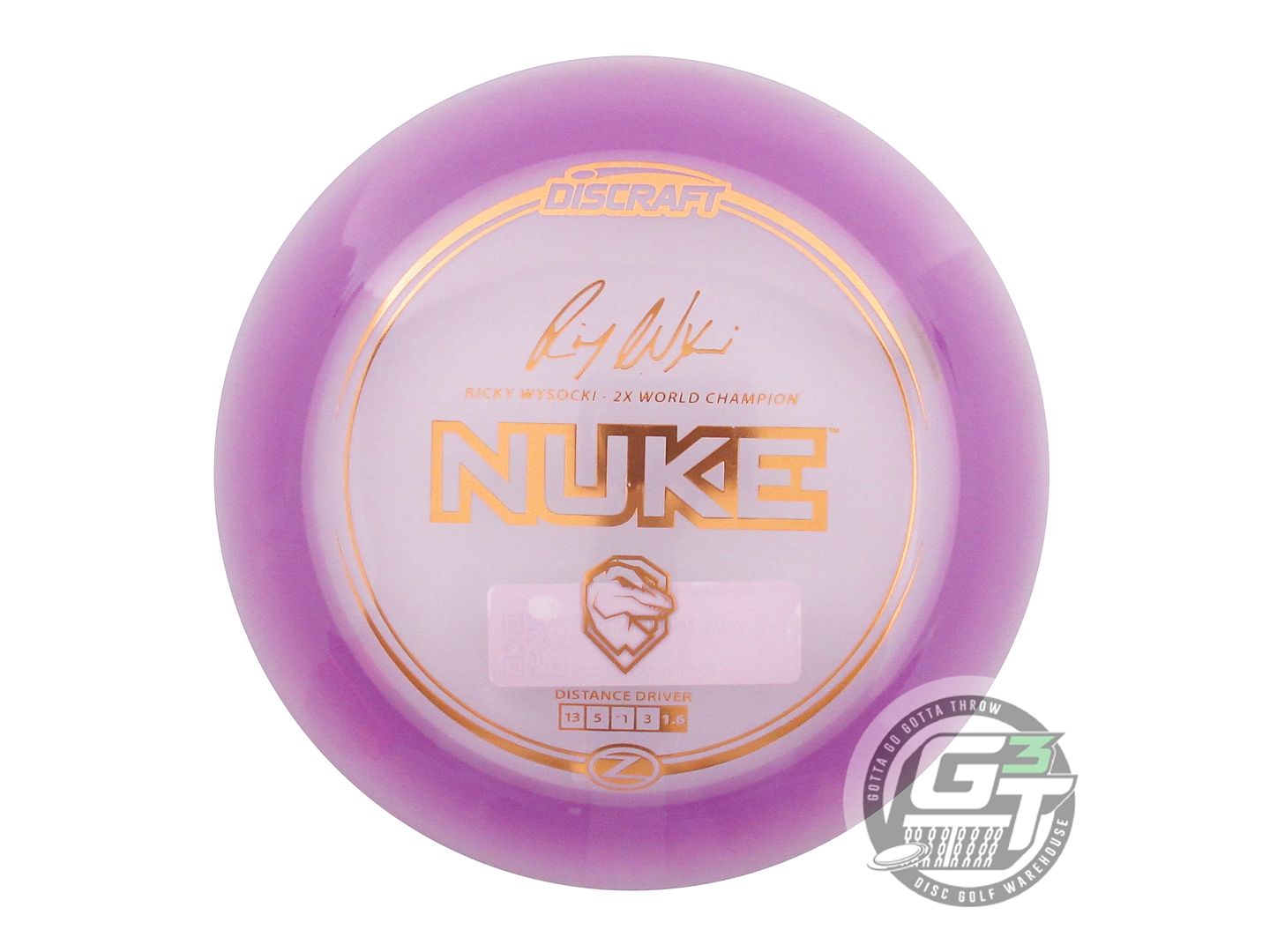 Discraft Elite Z Nuke [Ricky Wysocki 2X] Distance Driver Golf Disc (Individually Listed)