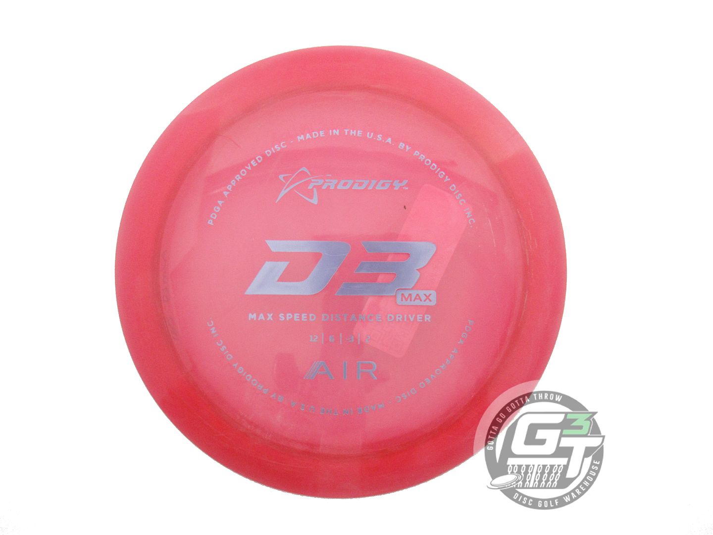 Prodigy AIR Series D3 Max Distance Driver Golf Disc (Individually Listed)