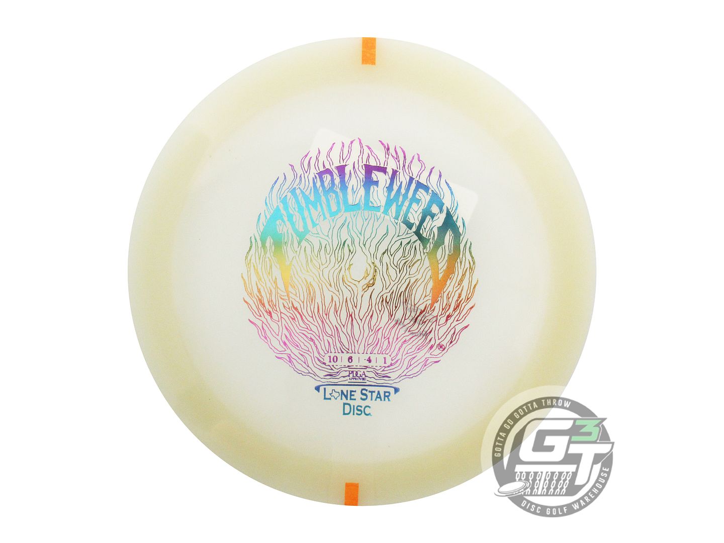 Lone Star Artist Series Glow Tumbleweed Distance Driver Golf Disc (Individually Listed)