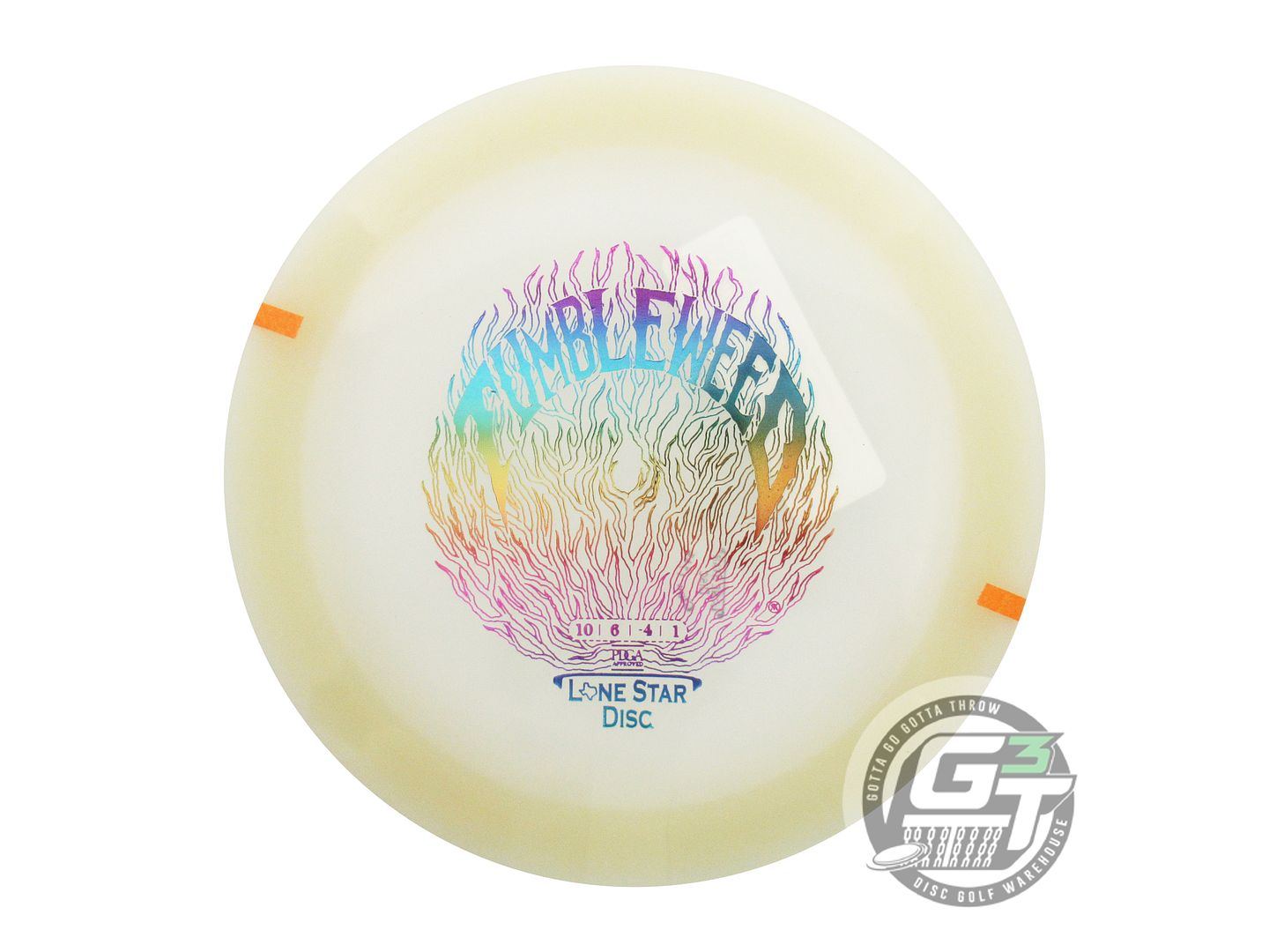 Lone Star Artist Series Glow Tumbleweed Distance Driver Golf Disc (Individually Listed)