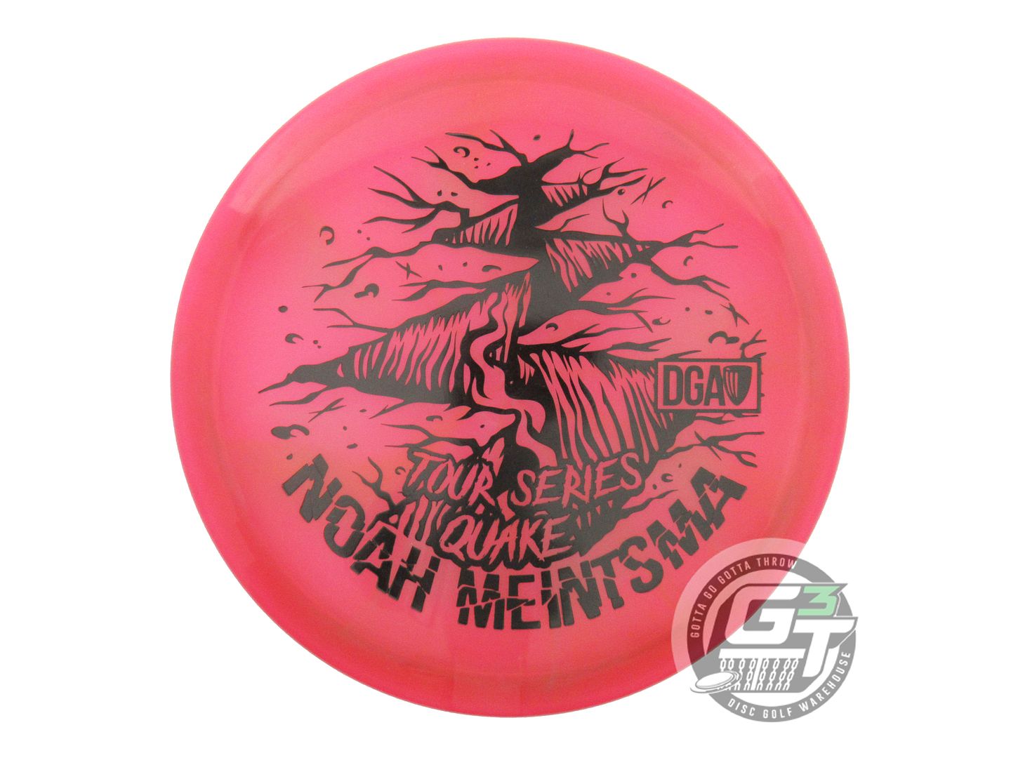 DGA Limited Edition 2023 Tour Series Noah Meintsma Swirl Tour Series Quake Midrange Golf Disc (Individually Listed)