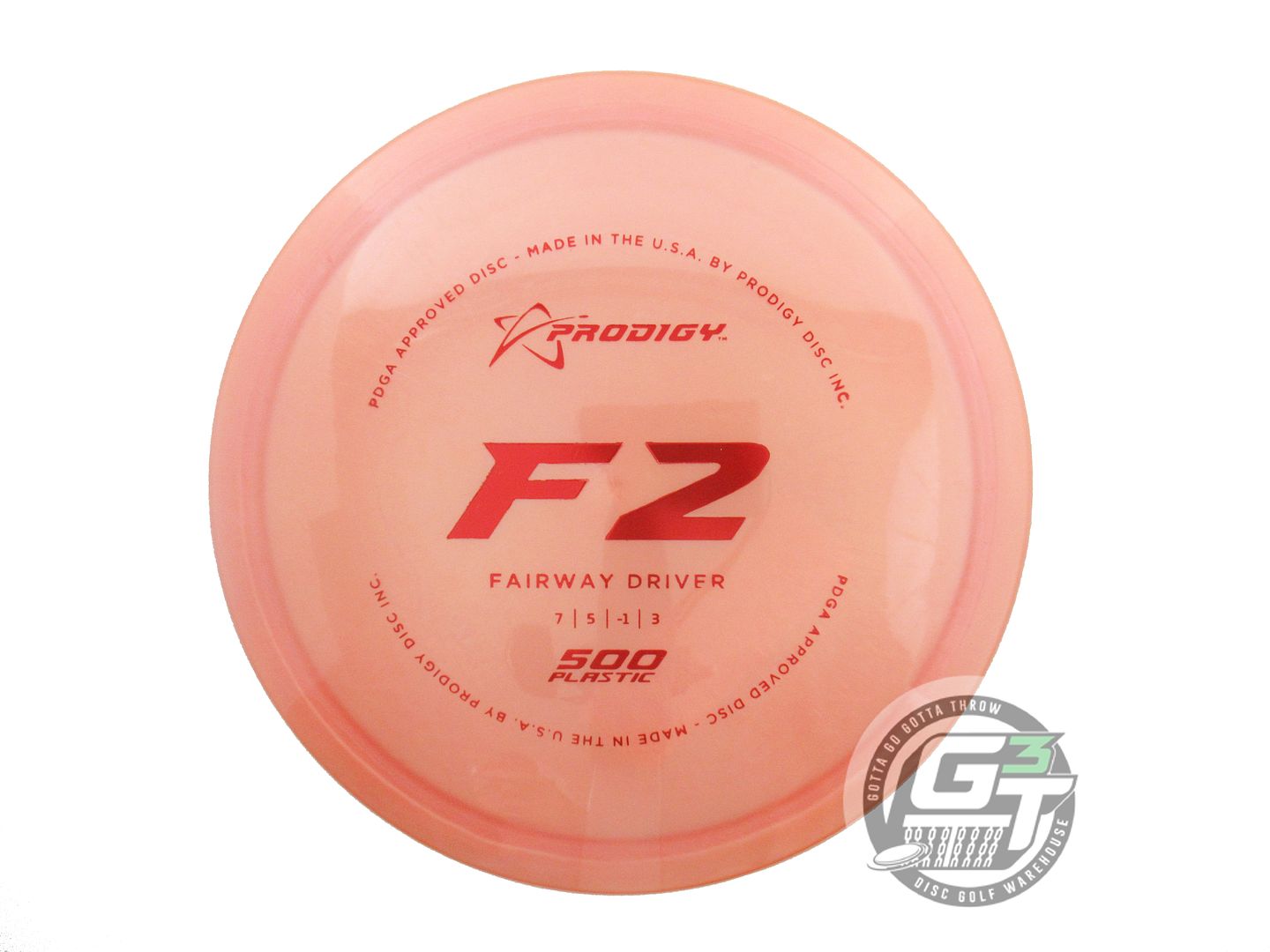 Prodigy 500 Series F2 Fairway Driver Golf Disc (Individually Listed)