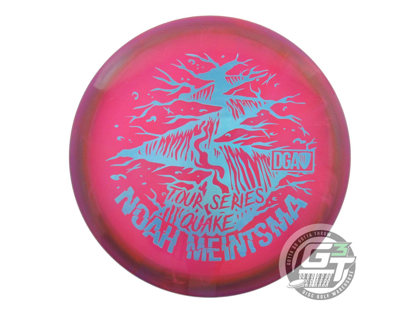 DGA Limited Edition 2023 Tour Series Noah Meintsma Swirl Tour Series Quake Midrange Golf Disc (Individually Listed)