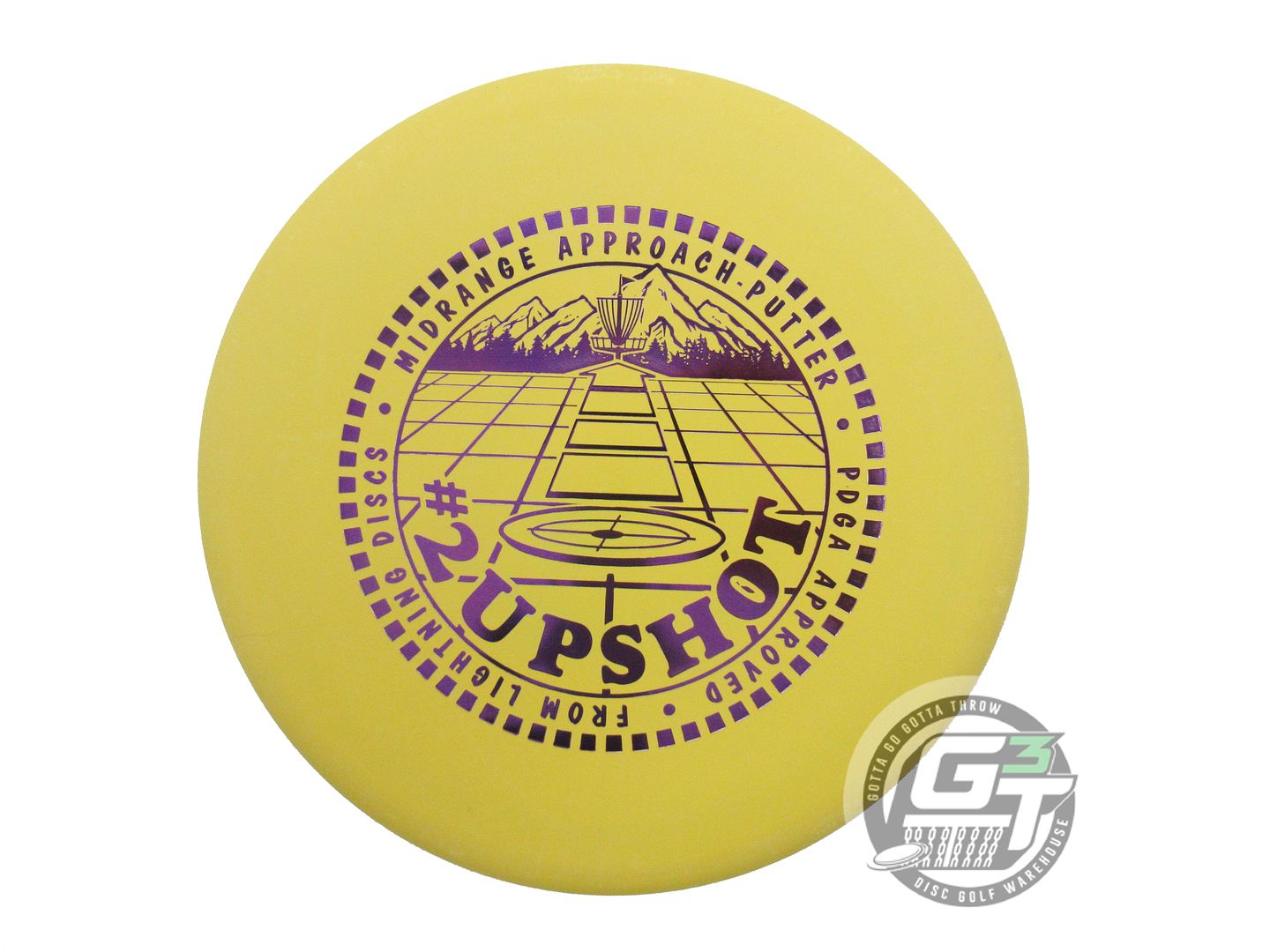 Lightning Standard #2 Upshot Putter Golf Disc (Individually Listed)