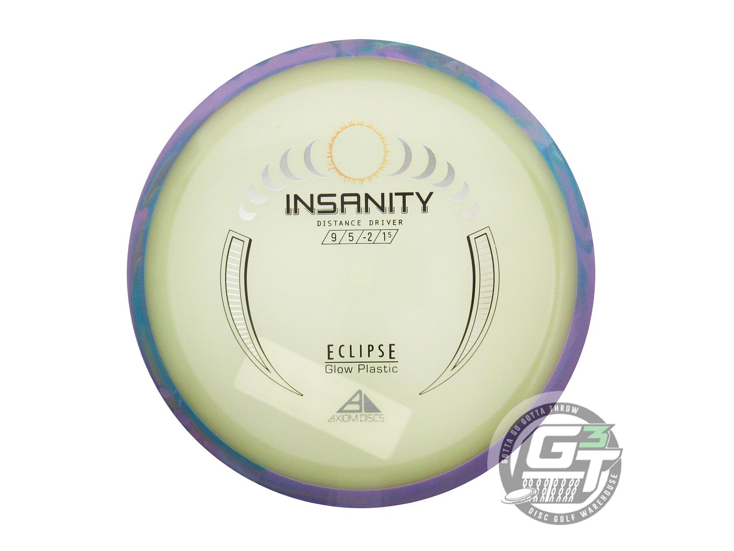 Axiom Eclipse 2.0 Glow Proton Insanity Distance Driver Golf Disc (Individually Listed)
