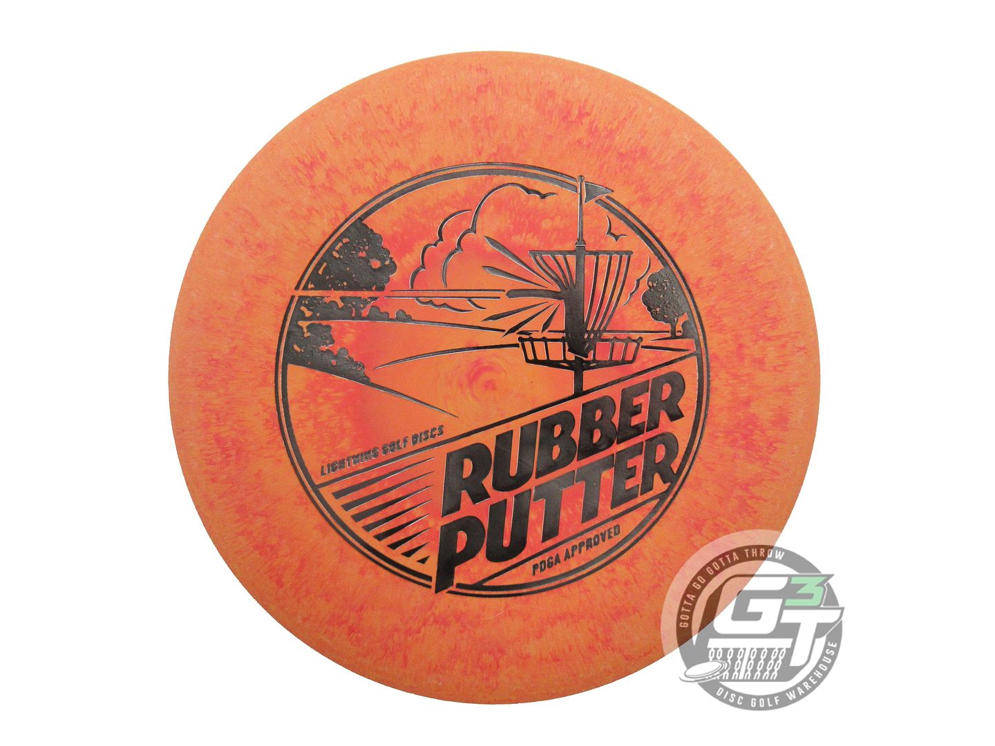 Lightning Standard Rubber Putter Golf Disc (Individually Listed)