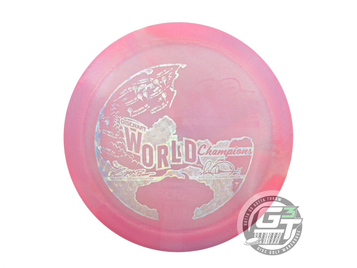 Discraft Limited Edition McBeth / Doss World Champions Collaboration ESP Force Distance Driver Golf Disc (Individually Listed)