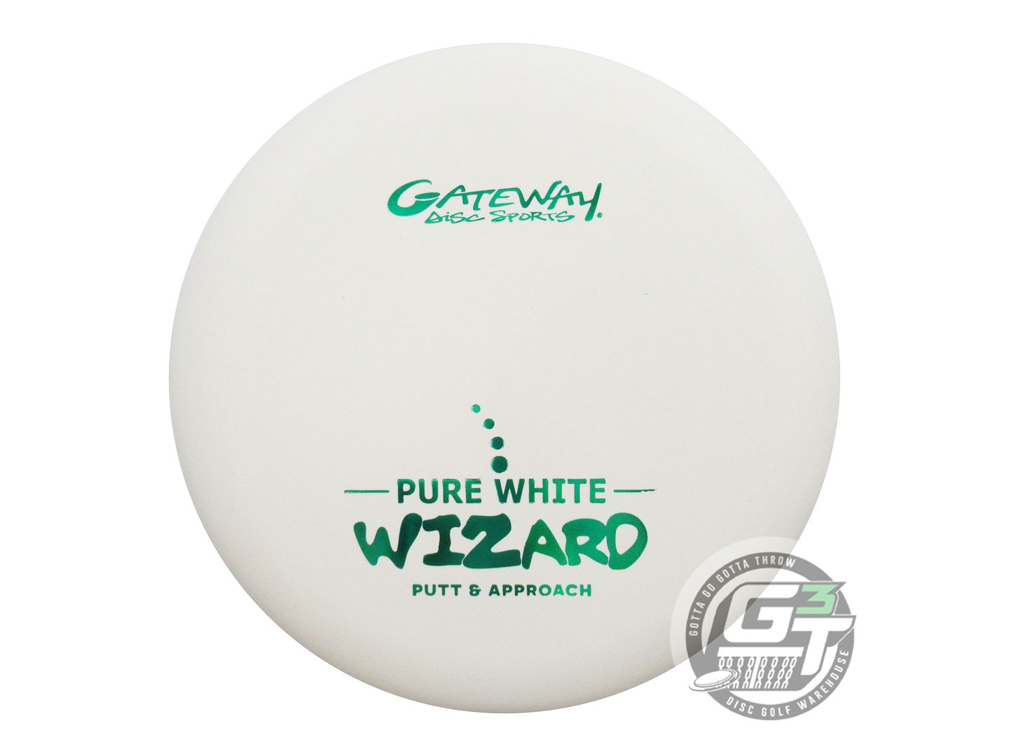 Gateway Pure White Wizard Putter Golf Disc (Individually Listed)