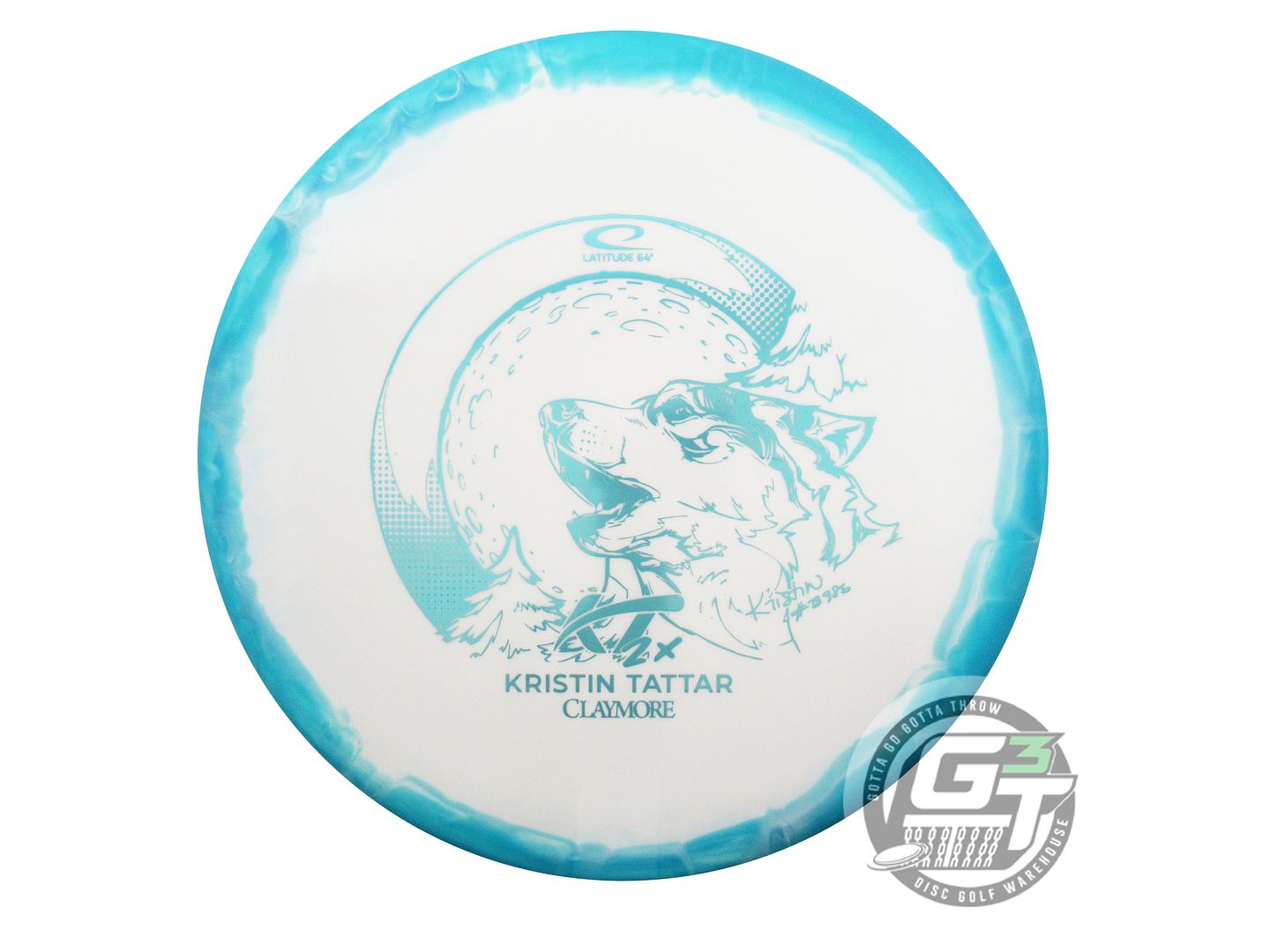 Latitude 64 Limited Edition 2024 Team Series Kristin Tattar Gold Orbit Claymore Midrange Golf Disc (Individually Listed)